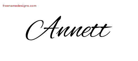 Cursive Name Tattoo Designs Annett Download Free