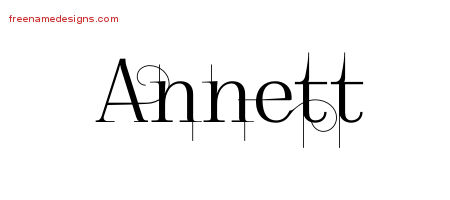 Decorated Name Tattoo Designs Annett Free