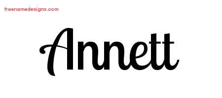 Handwritten Name Tattoo Designs Annett Free Download