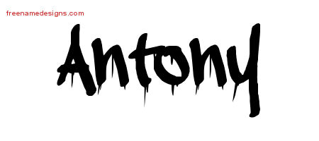 Graffiti Name Tattoo Designs Antony Free