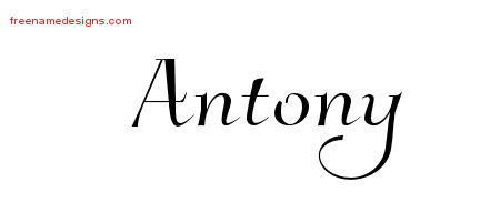 Elegant Name Tattoo Designs Antony Download Free