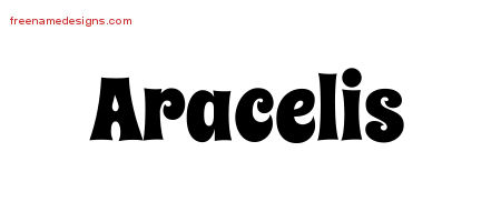 Groovy Name Tattoo Designs Aracelis Free Lettering