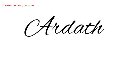 Cursive Name Tattoo Designs Ardath Download Free