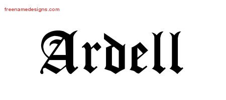 Blackletter Name Tattoo Designs Ardell Graphic Download Blackletter Name Tattoo Designs Ardell Graphic Download