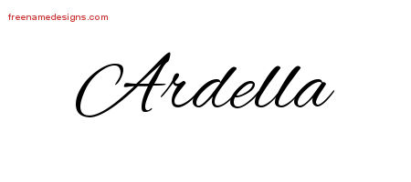 Cursive Name Tattoo Designs Ardella Download Free