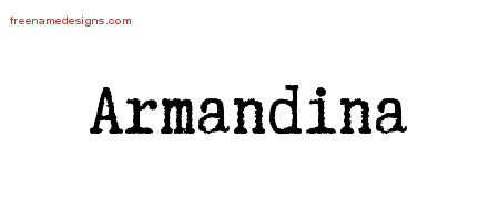 Typewriter Name Tattoo Designs Armandina Free Download