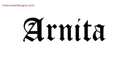 Blackletter Name Tattoo Designs Arnita Graphic Download
