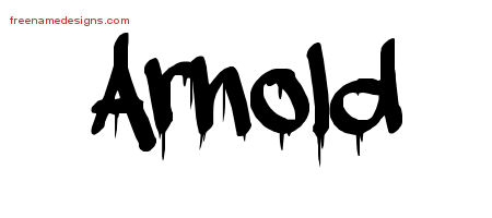 Graffiti Name Tattoo Designs Arnold Free