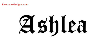 Blackletter Name Tattoo Designs Ashlea Graphic Download