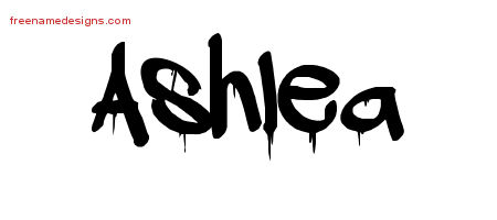 Graffiti Name Tattoo Designs Ashlea Free Lettering