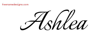 Calligraphic Name Tattoo Designs Ashlea Download Free