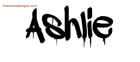 Graffiti Name Tattoo Designs Ashlie Free Lettering