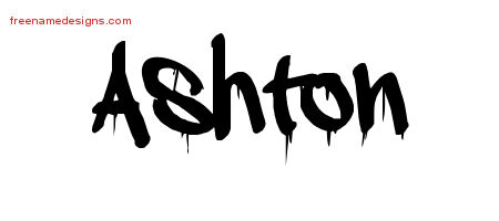 Graffiti Name Tattoo Designs Ashton Free