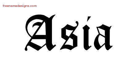 Blackletter Name Tattoo Designs Asia Graphic Download