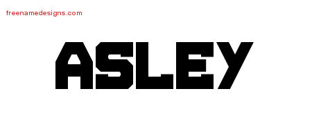 Titling Name Tattoo Designs Asley Free Printout