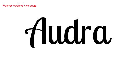 Handwritten Name Tattoo Designs Audra Free Download