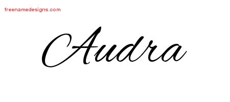 Cursive Name Tattoo Designs Audra Download Free