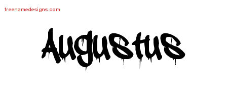 Graffiti Name Tattoo Designs Augustus Free