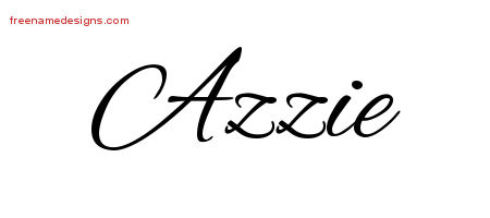 Cursive Name Tattoo Designs Azzie Download Free