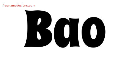 Groovy Name Tattoo Designs Bao Free Lettering