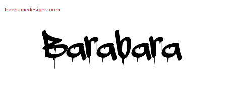 Graffiti Name Tattoo Designs Barabara Free Lettering