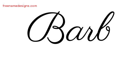 Classic Name Tattoo Designs Barb Graphic Download