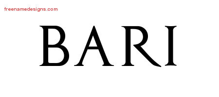 Regal Victorian Name Tattoo Designs Bari Graphic Download
