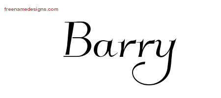 Elegant Name Tattoo Designs Barry Download Free