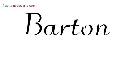Elegant Name Tattoo Designs Barton Download Free