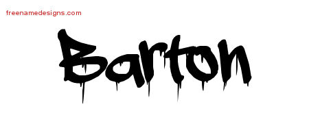Graffiti Name Tattoo Designs Barton Free
