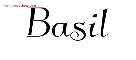 Elegant Name Tattoo Designs Basil Download Free