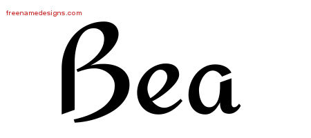 Calligraphic Stylish Name Tattoo Designs Bea Download Free
