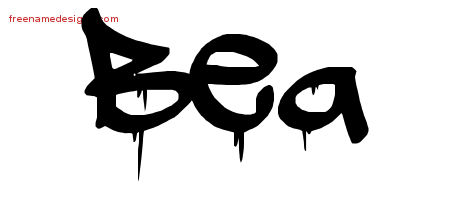 Graffiti Name Tattoo Designs Bea Free Lettering