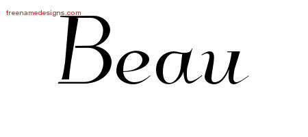 Elegant Name Tattoo Designs Beau Download Free