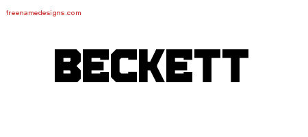 beckett Archives - Free Name Designs