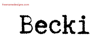 Typewriter Name Tattoo Designs Becki Free Download