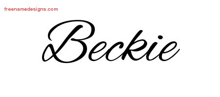 Cursive Name Tattoo Designs Beckie Download Free