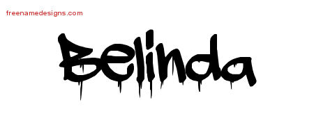 Graffiti Name Tattoo Designs Belinda Free Lettering