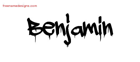 Graffiti Name Tattoo Designs Benjamin Free