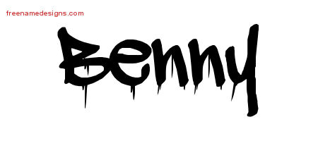 Graffiti Name Tattoo Designs Benny Free