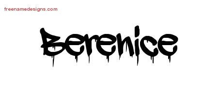 Graffiti Name Tattoo Designs Berenice Free Lettering