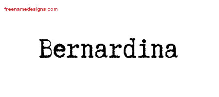 Typewriter Name Tattoo Designs Bernardina Free Download