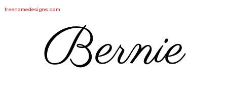 Classic Name Tattoo Designs Bernie Printable
