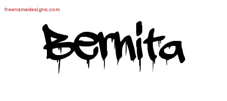 Graffiti Name Tattoo Designs Bernita Free Lettering