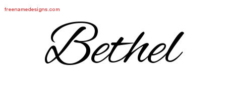Cursive Name Tattoo Designs Bethel Download Free