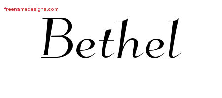 Elegant Name Tattoo Designs Bethel Free Graphic