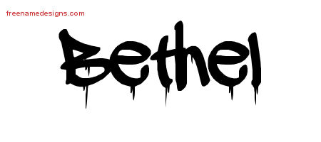 Graffiti Name Tattoo Designs Bethel Free Lettering