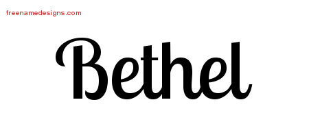 Handwritten Name Tattoo Designs Bethel Free Download