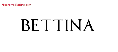 Regal Victorian Name Tattoo Designs Bettina Graphic Download