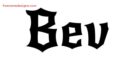 Gothic Name Tattoo Designs Bev Free Graphic